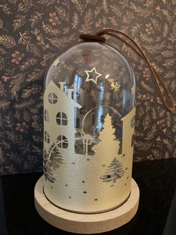 Cloche lumineuse décoration village – Image 2