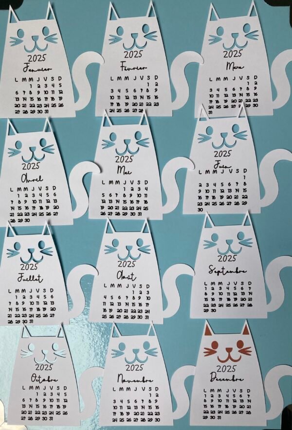 Calendrier 2025 «  Chat » – Image 2