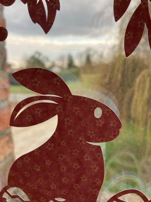 Lapin décoration fenêtre – Image 3