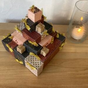 Pyramide de cadeaux calendrier de l’Avent